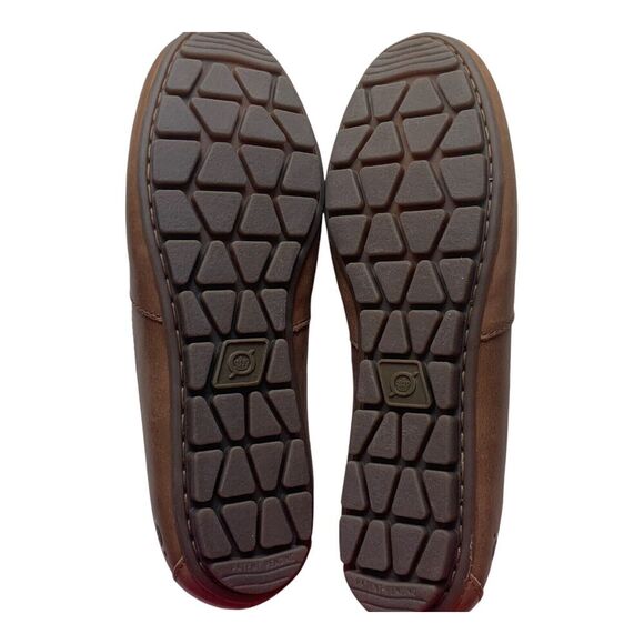 Women's BORN Sebra Slip On Shoes Size 6.5 US Soft Leather Camel Brown Stretch - Picture 10 of 10